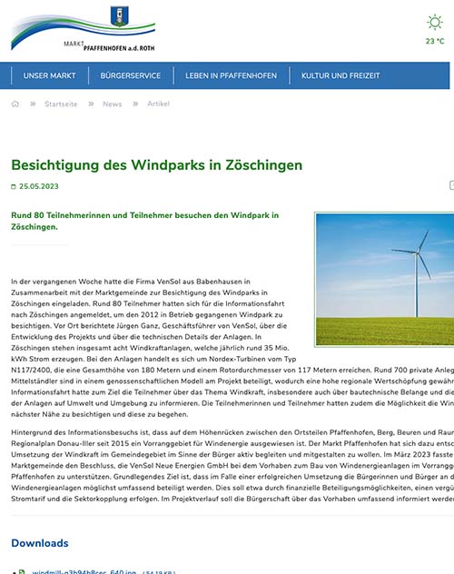 https://www.markt-pfaffenhofen.de/communice-news/news/artikel/einladung-zur-besichtigung-des-windparks-in-zoeschingen-922